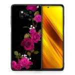 Flower Red Roses - Xiaomi Poco X3 NFC/X3 Pro θήκη + Δώρο Ring Holder