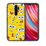 PopArt Sponge - Xiaomi Redmi Note 8 Pro θήκη+ Δώρο Ring Holder