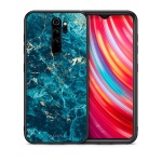 Marble Blue - Xiaomi Redmi Note 8 Pro θήκη+ Δώρο Ring Holder