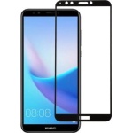 Προστασία Οθόνης Tempered Glass 9H/5D Full Glue Full Cover 0.3mm για Huawei Y7 2018/Y7 PRIME 2018/HONOR 7C - Μαύρο