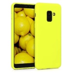 Θήκη Σιλικόνης Soft TPU Back Cover | Samsung A8 Plus 2018 Κίτρινο