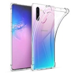 Θήκη Σιλικόνης Antishock | Samsung Note 10 Διάφανη