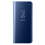 OEM Θήκη Clear View Cover για Xiaomi Redmi Note 10 - Μπλέ