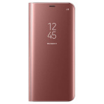 OEM Θήκη Clear View Cover για Xiaomi Redmi Note 10 - Ρόζ