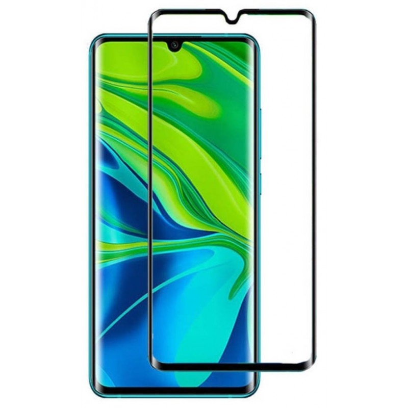 5D Full Cover Προστασία Οθόνης Tempered Glass 9H Black για Xiaomi Mi 10 Lite - Image 1