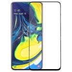 5D Full Cover Προστασία Οθόνης Tempered Glass 9H για Samsung Galaxy A80/A90 - Μαύρο - Image 3