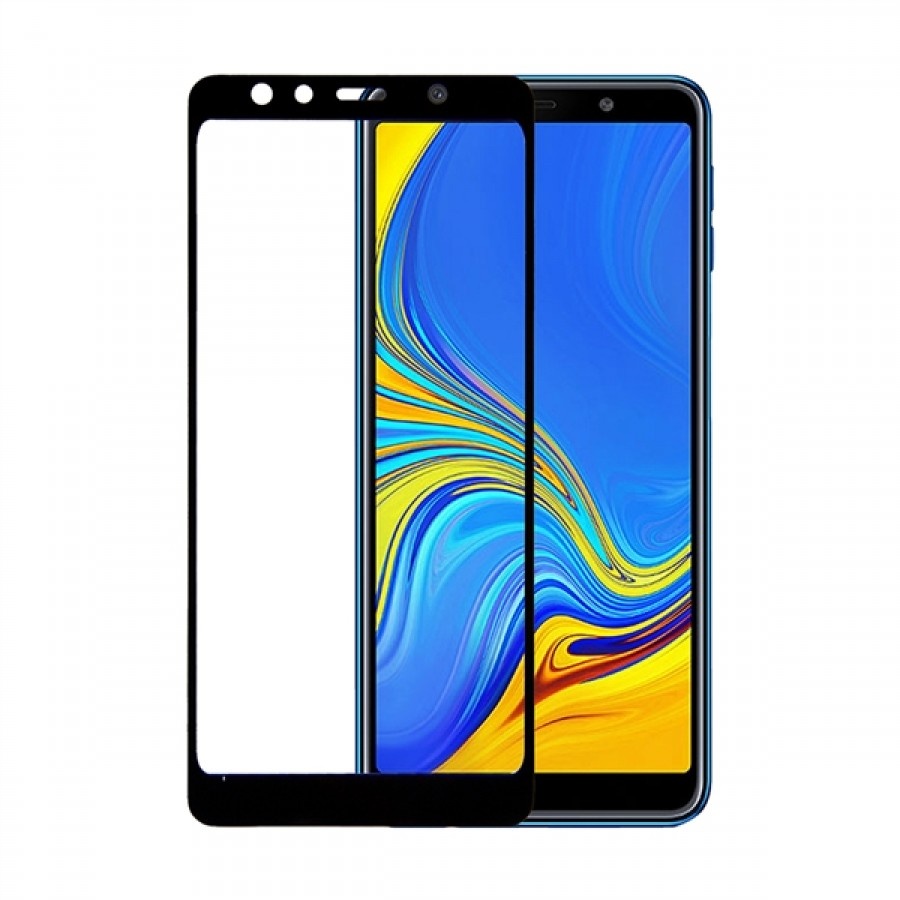 full-glue-5d-tempered-glass-samsung-galaxy-a7-2018-black-900x900-1 5D Full Cover Προστασία Οθόνης Tempered Glass 9H για Samsung Galaxy A7 2018 (A750) – Μαύρο - Image 1