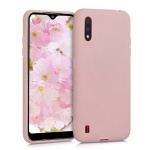 Θήκη Σιλικόνης Soft TPU Back Cover | Samsung A01 Απαλό Ρόζ