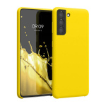OEM Θήκη Σιλικόνης Matt Για Samsung Galaxy S21 FE - Κίτρινο