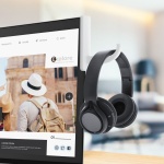 Headphones Holder For Monitor Βάση Στήριξης Ακουστικών - White - Image 2