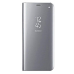 OEM Θήκη Clear View Stand Cover για Xiaomi Redmi Note 5A Prime - Ασημί