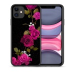 Flower Red Roses – iPhone 11 θήκη + Δώρο Ring Holder