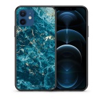 Marble Blue – iPhone 12/12 Pro θήκη + Δώρο Ring Holder