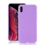Θήκη Σιλικόνης Soft TPU Back Cover | Iphone Xs Max Χρώμα: Μώβ