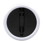 Ring Light Phone Stand Holder with LED Lamp Βάση Smartphone με Φωτισμό Led 12'' - Βlack - Image 3