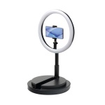 Ring Light Phone Stand Holder with LED Lamp Βάση Smartphone με Φωτισμό Led 12'' - Βlack