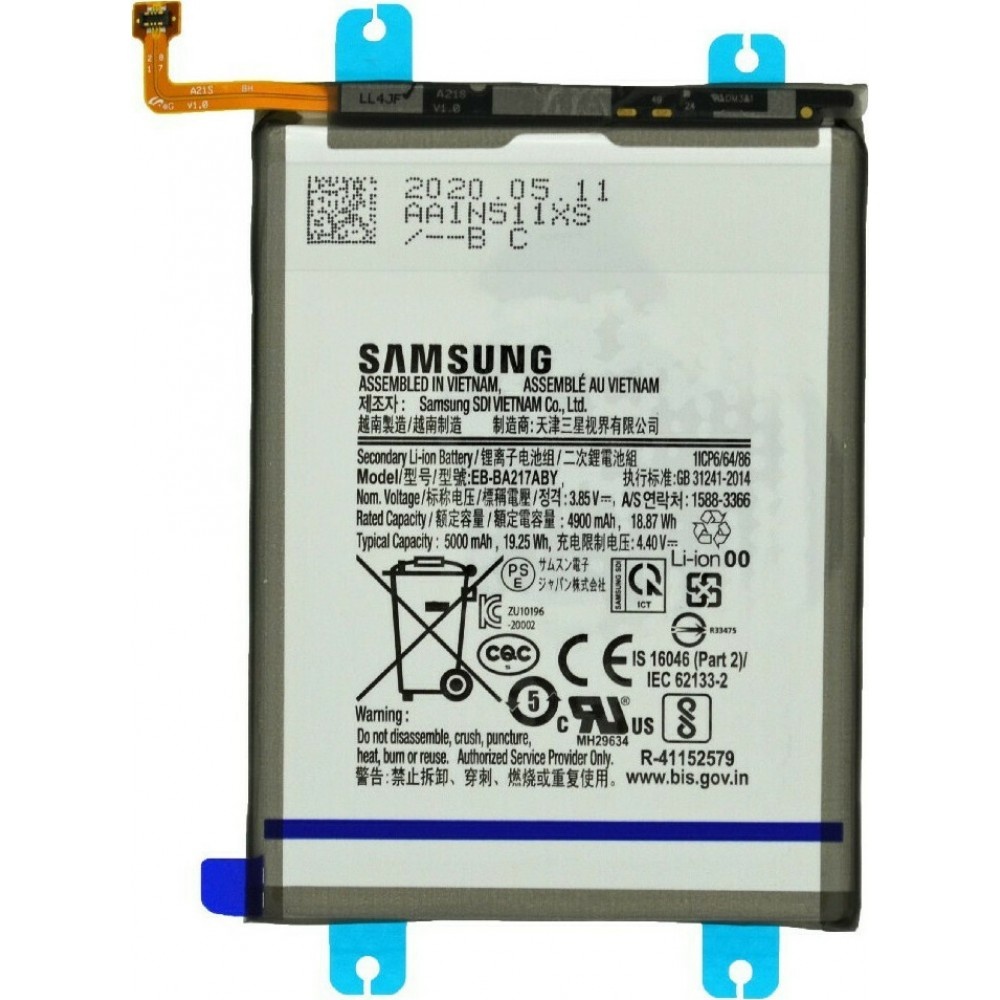 mpataria-samsung-eb-ba217aby-galaxy-a21s-5000mah-li-ion-bulk-1000x1000 Μπαταρία για Samsung Galaxy EB-BA217ABY OEM για A21s A217F - 5000mAh - Image 1