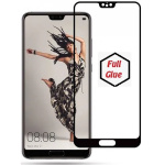 Full Glue Full Face Προστασία Οθόνης Tempered Glass 9H για Huawei P20 PRO - Μαύρο