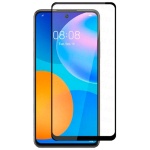 5D Full Cover Προστασία Οθόνης Tempered Glass 9H Black για Huawei P Smart 2021