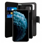 Puro Detachable 2in1 Wallet Δερματίνης Μαύρο (iPhone 11 Pro Max)