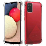 Θήκη Σιλικόνης Antishock Samsung A02/M02 Διάφανη