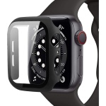 Θήκη με Tempered Glass Apple Watch 7 (45mm) - Black