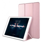 Θήκη Βιβλίο - Σιλικόνη Flip Cover για Apple IPad 9.7'' (2018) - Rose Gold