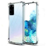 Θήκη Σιλικόνης Antishock | Samsung S20 Plus Διάφανη