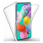 Θήκη Σιλικόνης 360° Μπρος/Πίσω | Samsung A41 Διάφανη