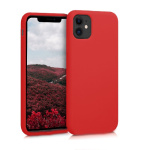 Θήκη Σιλικόνης Soft TPU Back Cover Για Iphone 11 - Κόκκινο