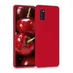 Θήκη Σιλικόνης για Samsung Galaxy A41-Κόκκινο