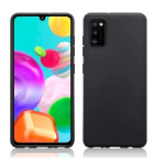 Θήκη Σιλικόνης για Samsung Galaxy A41-Μαύρο