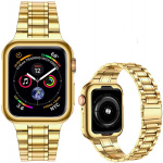 Λουράκι Stainless Steel για Apple Watch 42mm / 44mm/45mm Gold