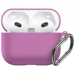Θήκη Σιλικόνης για Apple Airpods 3 Protection Silicone Case Λιλα