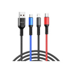Καλώδιο γρήγορης φόρτισης Fast charging 3 σε 1 AWEI CL-971