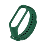 Λουράκι Σιλικόνης για Xiaomi (Mi Band 3/Mi Smart Band 4) – Xρώμα: Πράσινο Σκούρο