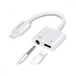 Lightning to 3.5 Charging Audio Adapter Converter M08 Qihang White